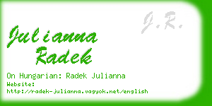 julianna radek business card
